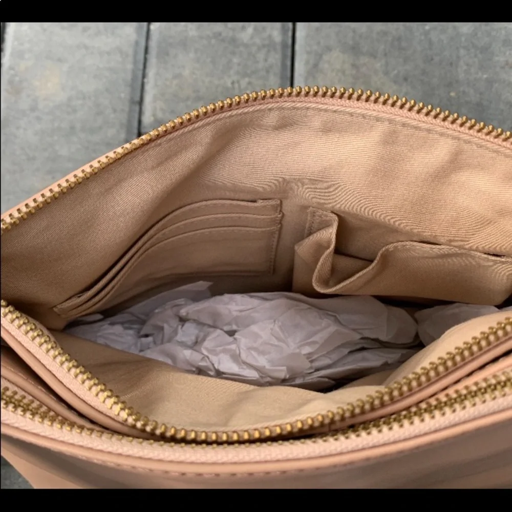Banana Republic Leather Shoulder Bag in Neutral NWTs